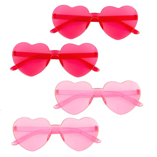 Pink Heart Sunglasses Heart Shaped Sunglasses Bachelorette Sunglasses Pink Sunglasses