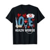 Love Healthcare Funny Nurses Graphic T-Shirt