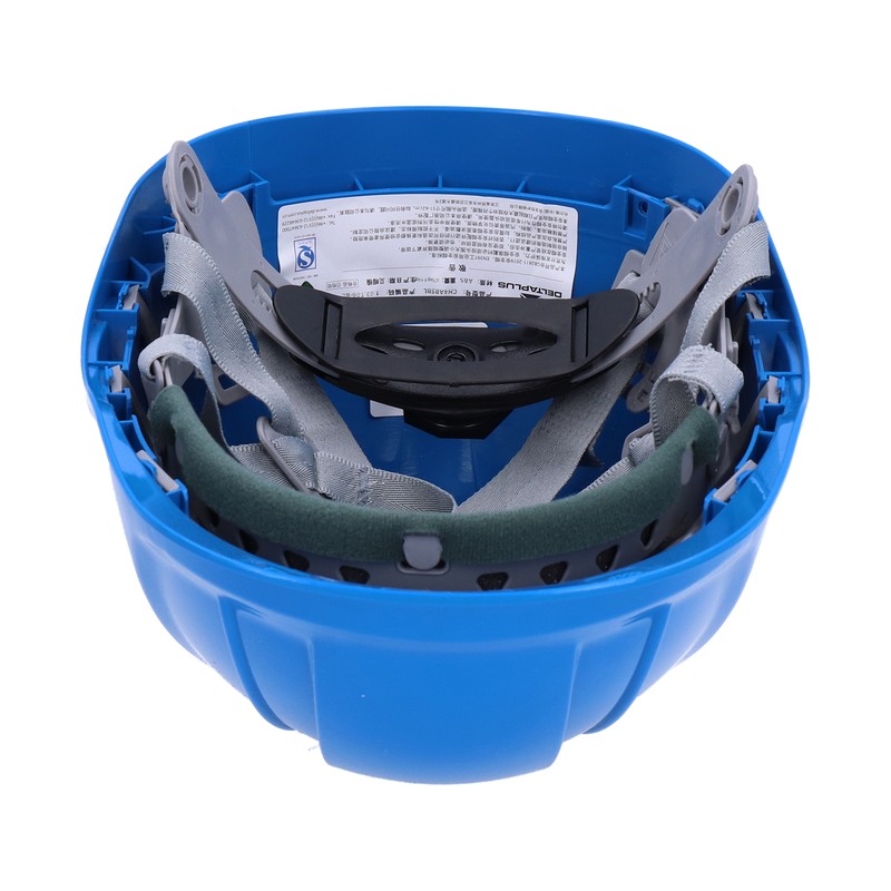 Blue Breathable ABS Hard Hat Adjustable Anti‑Smash Comfortable Helmet for