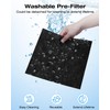 Air Purifier for Home Large Room 2500sq.ft with 4 Washable