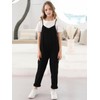 Evensu Girls Casual Sleeveless Romper Black Jumpsuits Size 8-10 9