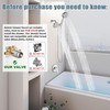 Aolemi Shower System Dual 2-in-1 Rain Shower Faucet Set 8-Setting