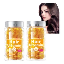 2pcs Capilar Reparación Nutrición Cápsulas Hair Vitaminas