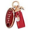 Fit for Nissan Key Fob Cover 3 Button, Smart Key