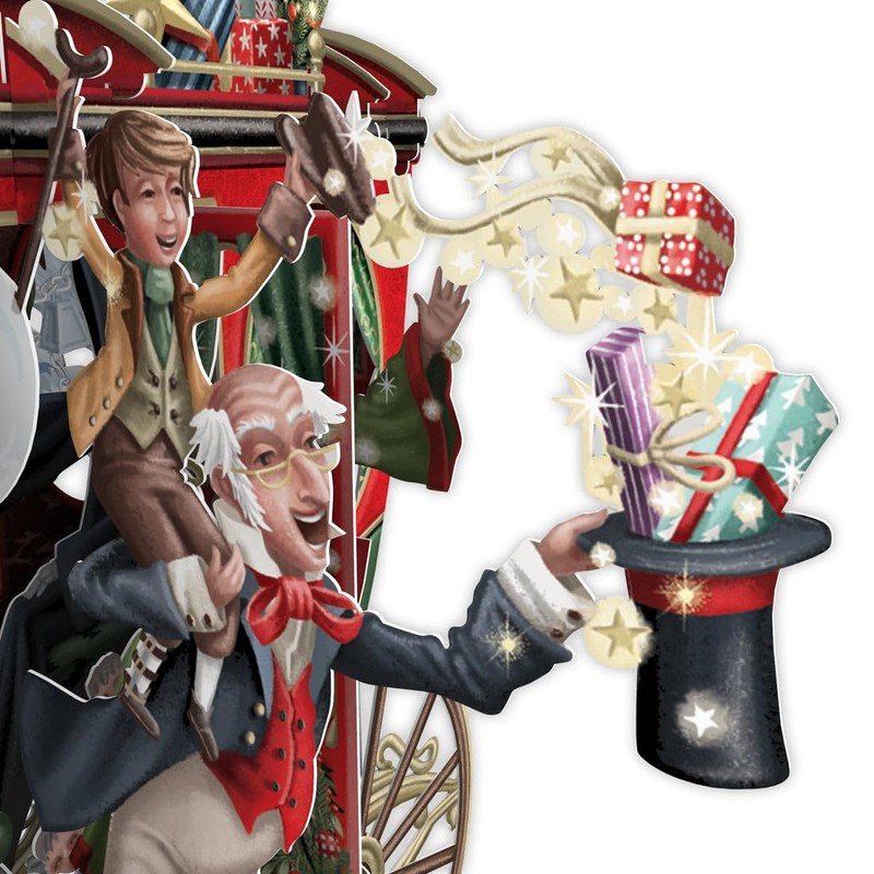 PAPER D'ART - CHRISTMAS CAROL - 3D CHRISTMAS CARD