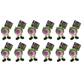 Kidsmania 12 Count Cyclops ICU Eye Ball Jaw Breaker with Rainbow Bubble Gum Center