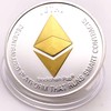 Ethereum Coin Commemorative ETH Coin, Physical Blockchain Crypto for Securely