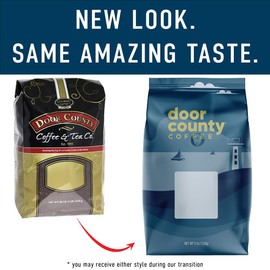 Door County Coffee - Amaretto, Amaretto Flavored Whole Bean Coffee - Medium Roast, 5 lb Bag