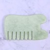Artibetter Jade Gua Sha Massage Tool Comb Shape Spa Acupuncture