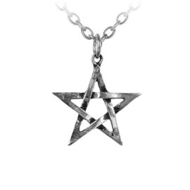 Alchemy England Pentagram Necklace Wicca Pagan Gothic Alternative Jewellery, Tin, Alchemy
