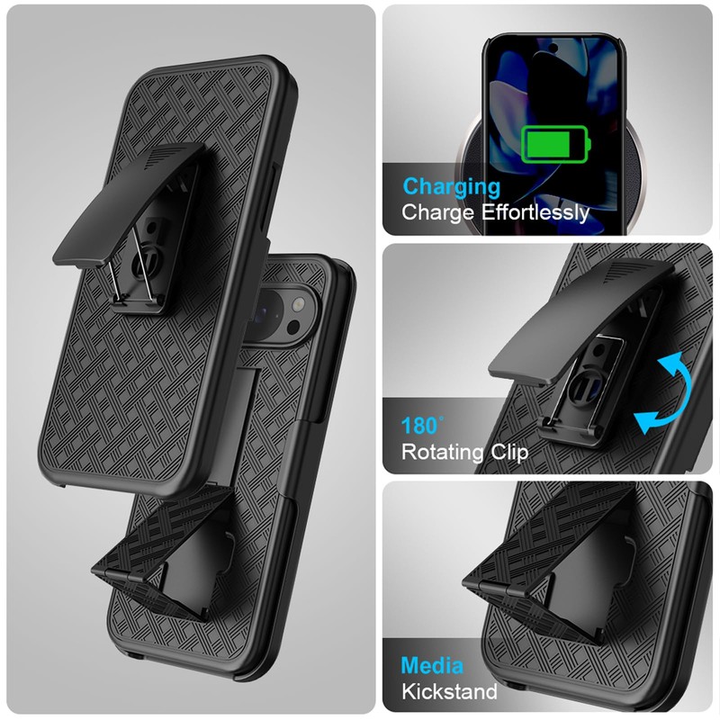 CusPra - Funda para Pixel 10 Pro XL con clip