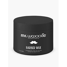 Waxxxie Mr Microwaveable Barber Wax 6.7 fl oz - Men's Hair Removal Beard Wax to Tidy up Edges and Remove Stray Hairs