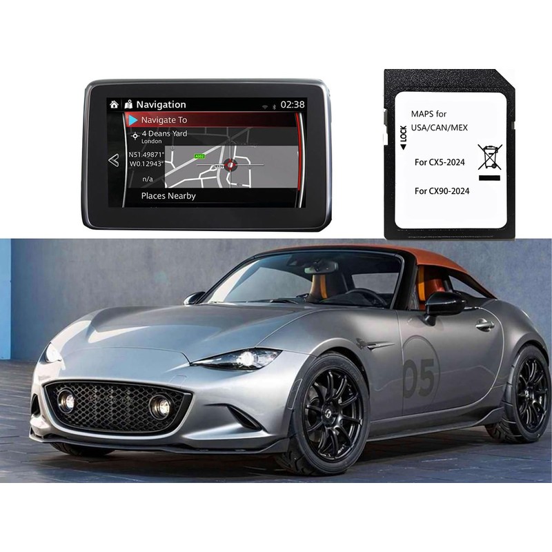 Latest Navigation sd Card Compatible with M***da CX5-2024 CX90-2024