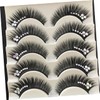 BIUDECO Charming 5 Sets False Lashes Rhinestones Long and Thick