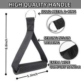 Ankle Straps & Exercise Handles for Cable Machinesr Attachments Gym Glute Workouts Kickbacks, Home Gym Accessories, Pilates Equipment