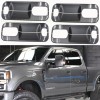 Torox 2021-2022 Ford F250 4 Door Handle COVERS NoSmrt+Door Bowls