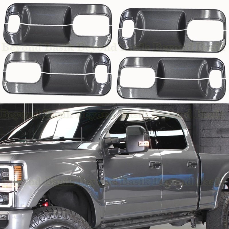 Torox 2021-2022 Ford F250 4 Door Handle COVERS NoSmrt+Door Bowls