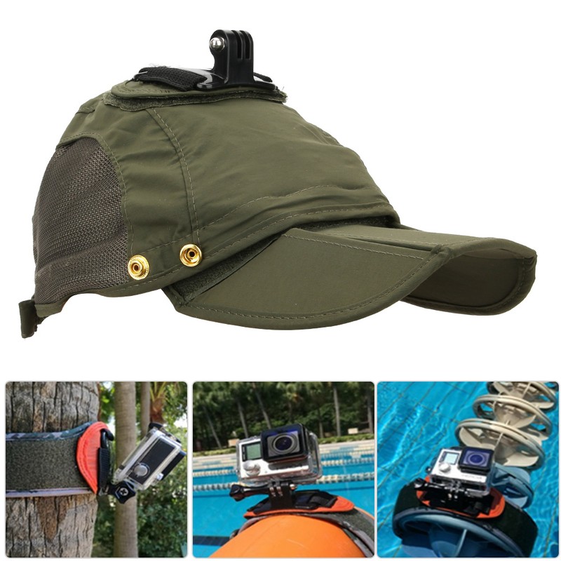Sports Camera Multifunction Waterproof Baseball Hat Peaked Cap for DJI