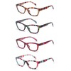 Bifocal Reading Glasses for Men and Women Rectangle Multifocal Readers