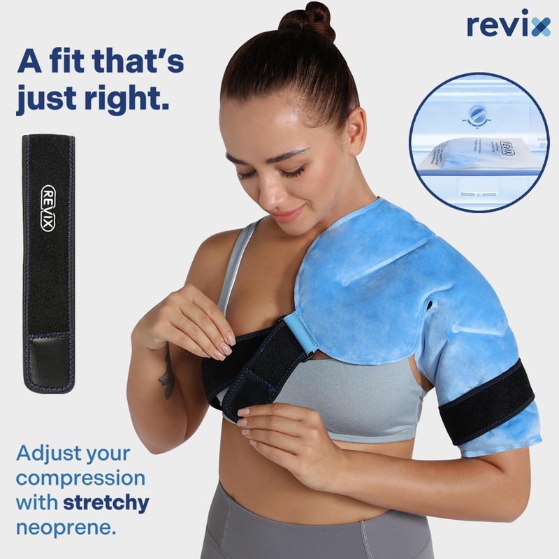 REVIX Shoulder Ice Pack for Rotator Cuff Cold Therapy, Arm