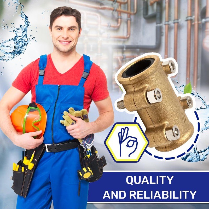 Plug Clamp for Copper Pipe Diameter 22 mm Made of