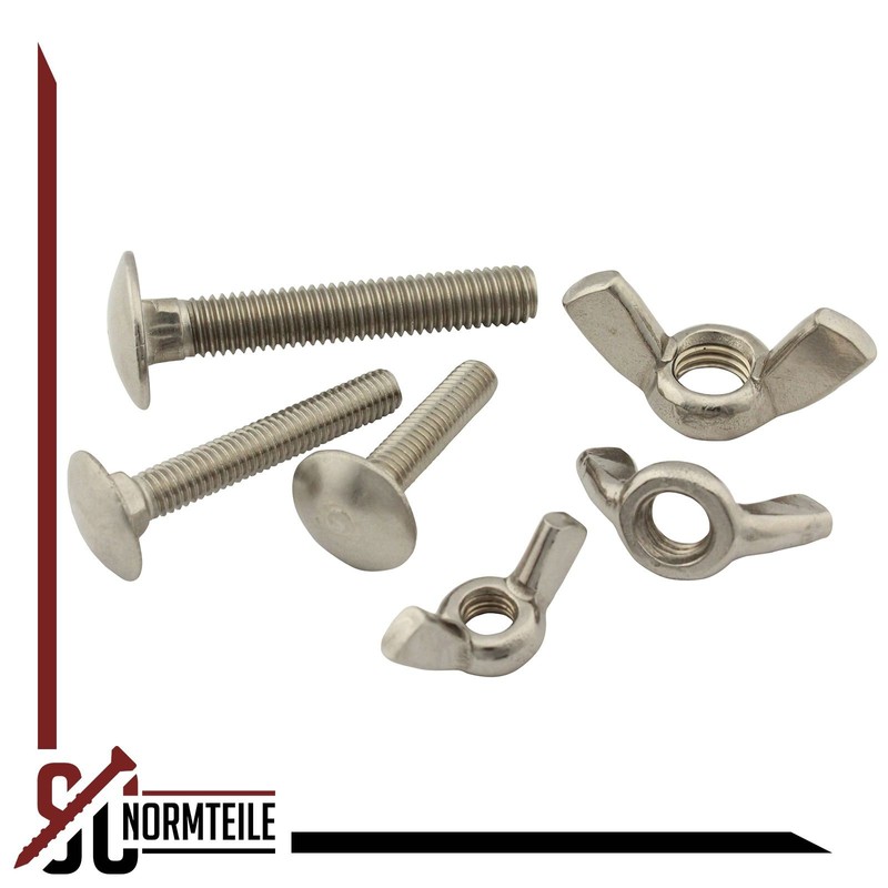 M6 x 80 mm Full Thread DIN 603 / SC315