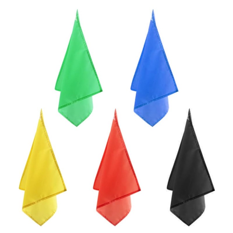 Laroal 5 Pieces Horse Training Flags with 63 Inch Telescopic