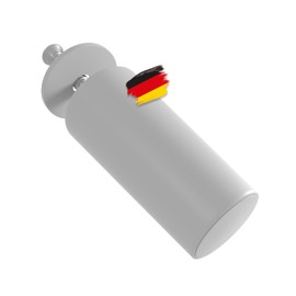 BAUHELD® Closed Roller Shutter Stopper, 40 mm, Pack of 8, Made in Germany, Plastic Stop Stopper, Stop for Roller Shutters with Screws, Suitable for Roller Shutter Armoured Slats, Light Grey