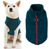 GOOBY Zip Up Fleece Vest for Small Dogs