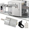 Aynaxcol JGB37-520 Micro DC 12V 600rpm Geared Motor with Bracket,