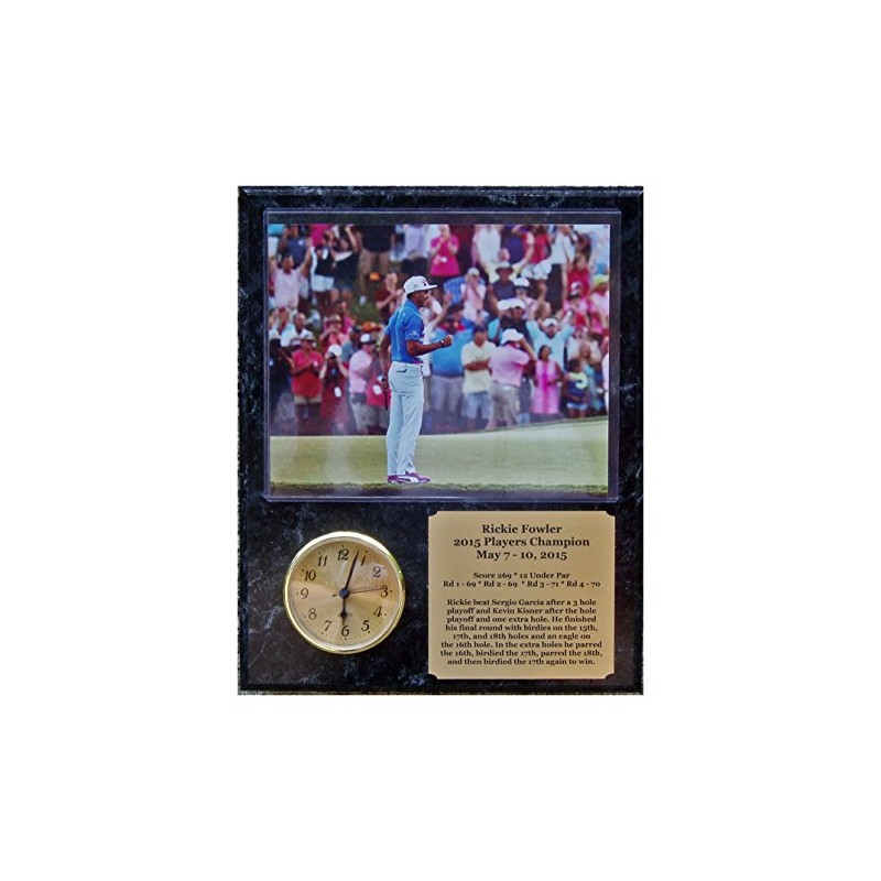 GFSF Rickie Fowler Players Championship 8x10 Photo Clock Plaque Final