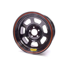 Bassett Black Steel 14 x 7 in D-Hole Lightweight Wheel P/N 47SN4