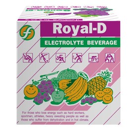 Royal-D Royal-D Electrolyte Beverage Powder - Electrolyte Powder for Dehydration Relief, Isotonic Electrolyte Drink Mix, Electrolyte Drink Mix. Sodium, Potassium - Grape Flavor (8.8 Oz Box, 4 Count)