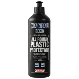 Ma-fra, Maniac Car Detailing Line, All Round Plastic Protectant, Complete Treatment for All Plastics Exterior and Inside, Protects and Revives Plastics and Rubber, 500 ml