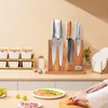 hecef Magnetic Knife Block Holder Rack Magnetic Stands with Strong