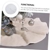 LABRIMP 1pc Christmas Tree Skirt Soft Holiday Decoration for Xmas
