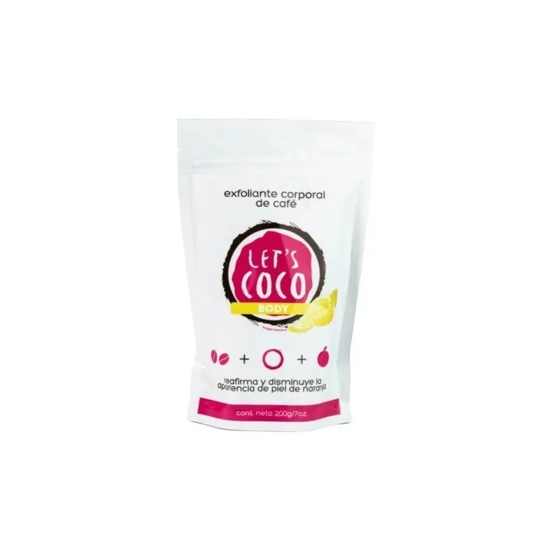 Let´s Coco | Exfoliante Natural De Café Anti-celulitis Bolsa