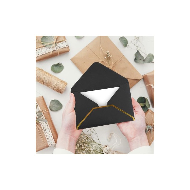 Anseom Pack of 30 Invitation Envelopes, A7 Size, Luxurious Envelopes,
