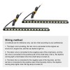 Waterproof Daytime Running Light 5630 High Brightness LED DRL Car