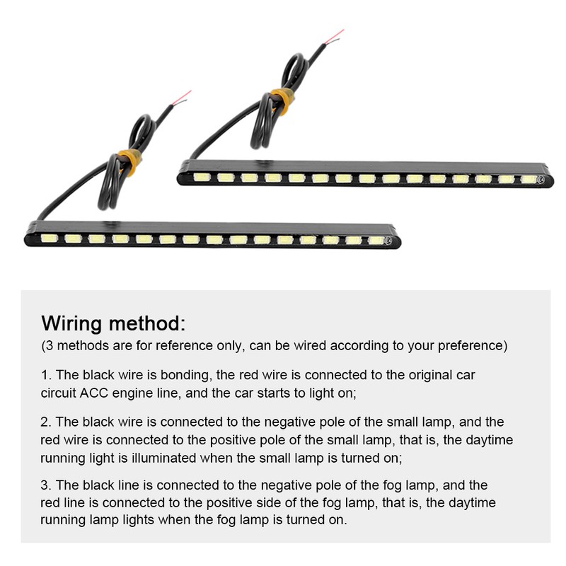 Waterproof Daytime Running Light 5630 High Brightness LED DRL Car