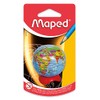 Maped Globe 1 Hole Pencil Sharpener - Compact Desk Accessory