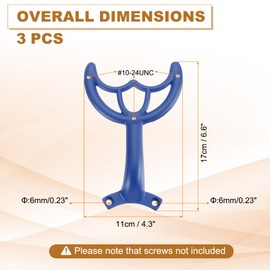 PATIKIL Ceiling Fan Blades Arms Replacement, 3 Pcs 52" Fan Blade Replacement Parts Mounting Bracket Kit for Replacing the Worn Fan Blades, Dark Blue