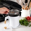 MyMoon Home Bacon Grease Container (48oz / 1.4L) Iron Cooking