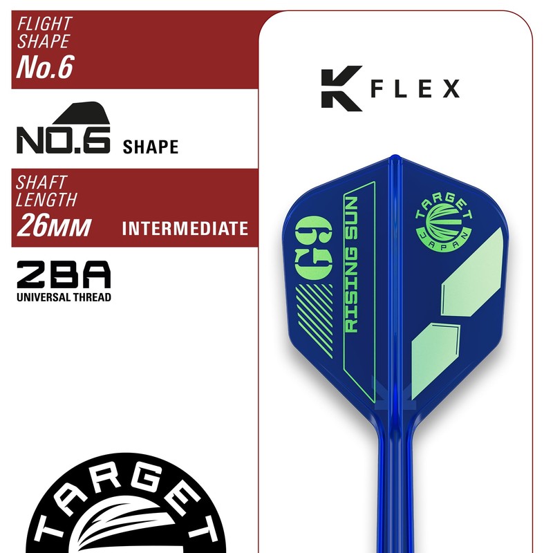 Target Japan Rising Sun G9 95% Tungsten K-Flex NO5 Soft