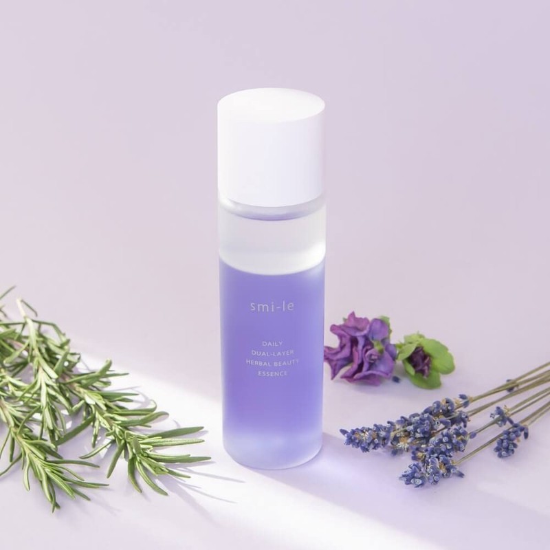 smi-le [Violet] DAILY 2-Layer Herbal Cosmetic Essence (Oil-In Lotion, All-in-One