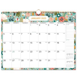 2025 Wall Calendar - Wall Calendar 2025, Jan. 2025 to Jun. 2026, 14.8" x 11.4" Monthly Wall Calendar with Julian Date, Calendar 2025 with Thick Paper