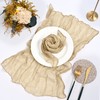 30 Pack Gauze Cheesecloth Napkins 20 x 20 Inch Wrinkled