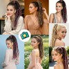 Boho Viking Braided Ponytail Extension on Hair Tie, 16 Inch