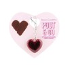 Beauty Creations - Pout  Go Llavero con Bálsamo Labial en Forma de Corazón - Aroma Cereza