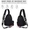 Junlion Sling Bag, Crossbody Shoulder Bag for Mens Women Multipurpose